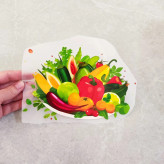 استیکر پارچه و لباس ( بشقاب سیفی جات )