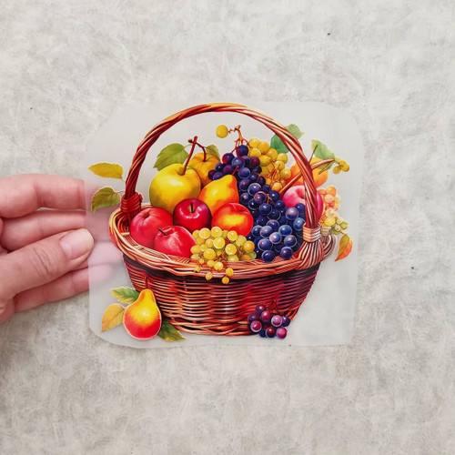 استیکر پارچه و لباس (سبد میوه )