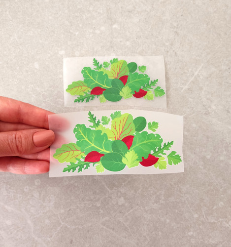 استیکر پارچه و لباس ، سبزیجات