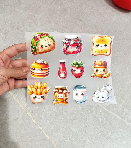 استیکر اتویی، پک اغذیه