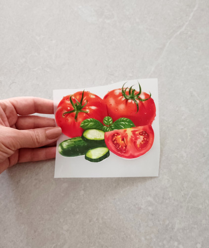 برچسب حرارتی گوجه خیار