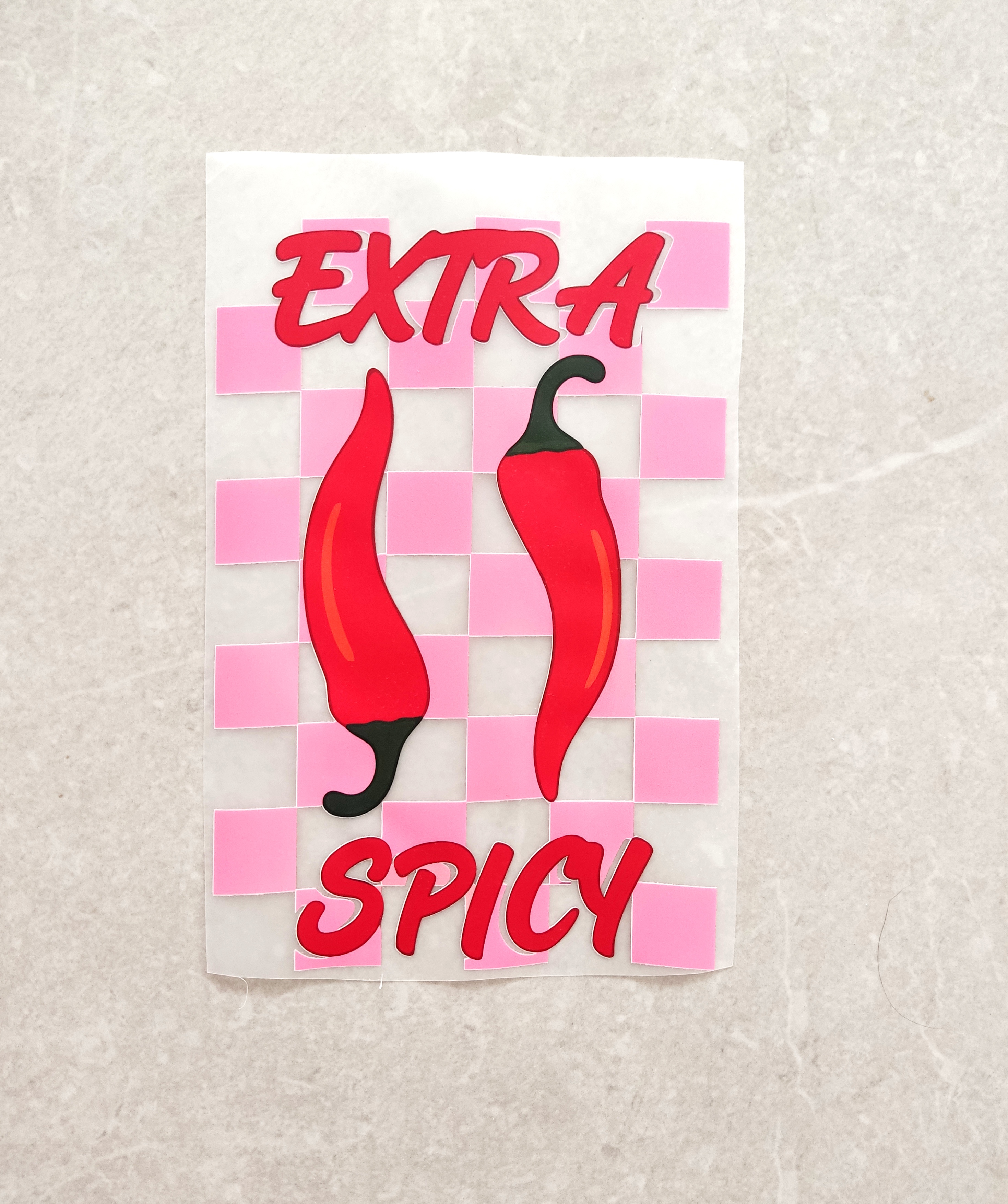 استیکر پارچه و لباس طرح تابستانی فلفل (extra spicy)