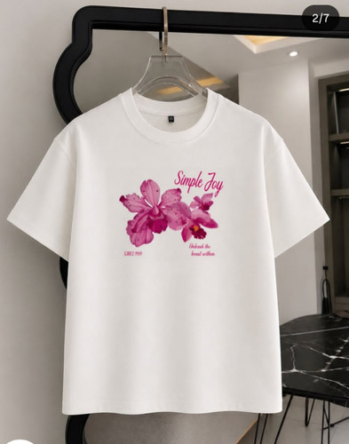 استیکر پارچه و لباس، گل لیلیوم simple goy