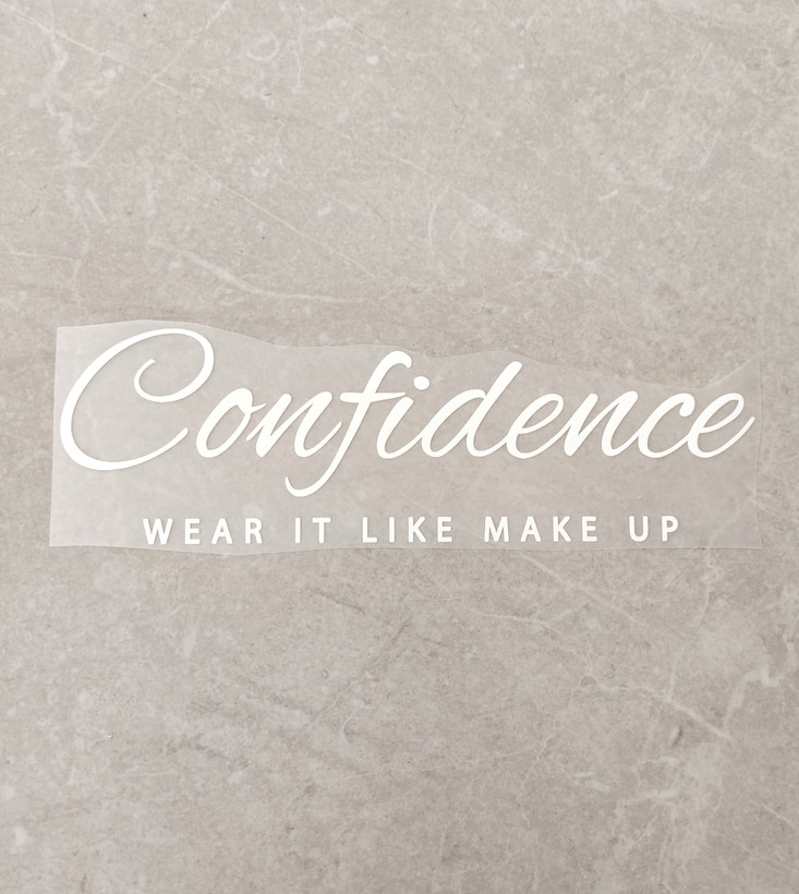 استیکر پارچه و لباس، (اعتماد به نفس) confidence