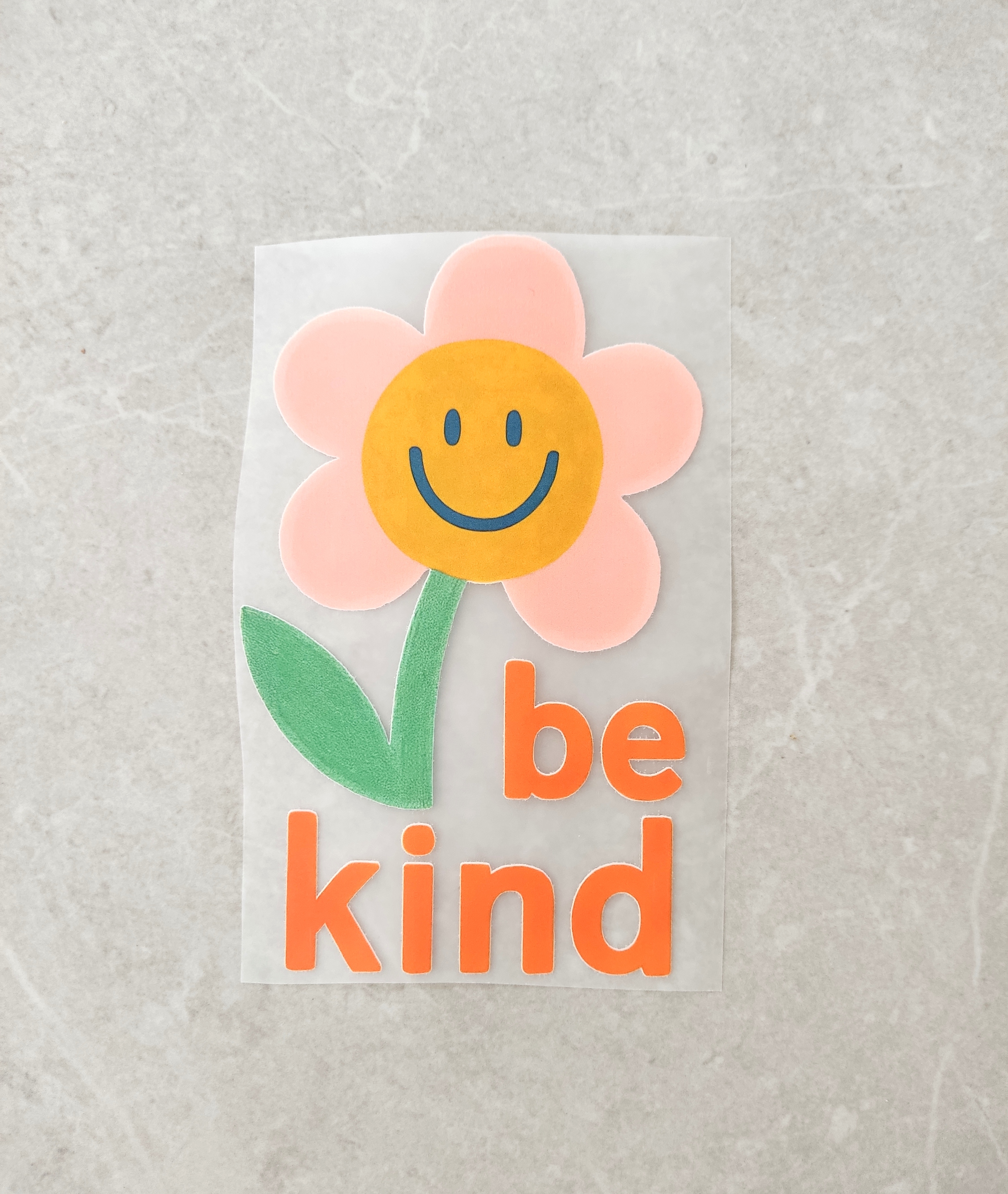 استیکر پارچه و لباس دخترانه (be kind)مهربان باش