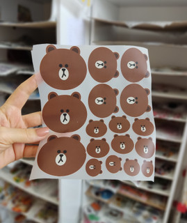 استیکر پارچه و لباس، کله تدی