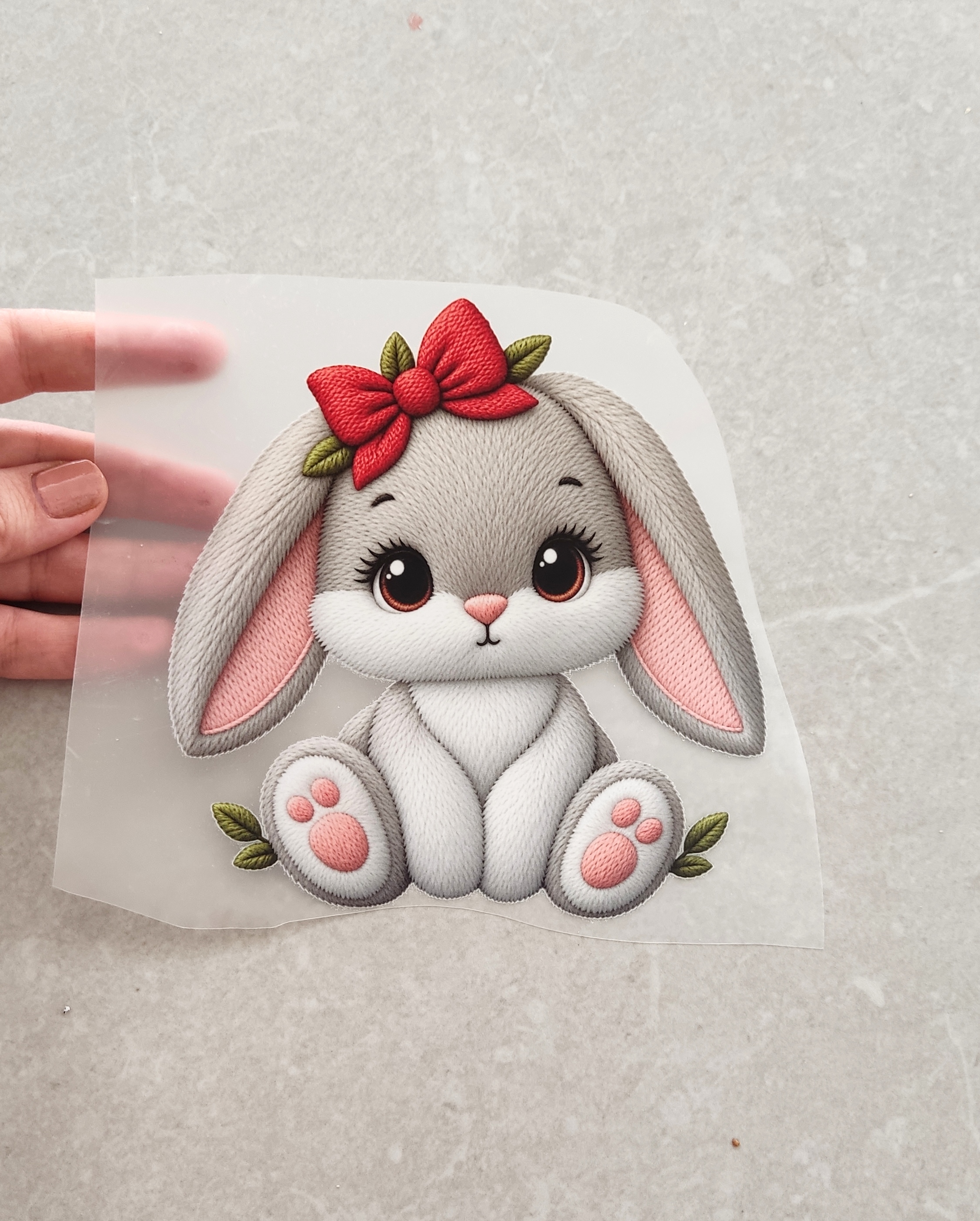 استیکر پارچه و لباس خرگوش