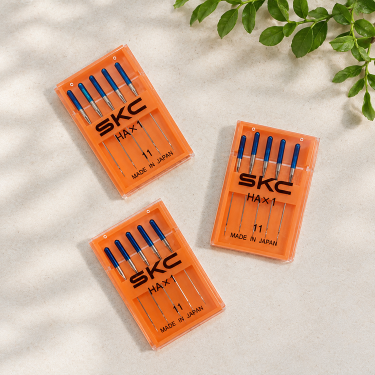 سوزن چرخ خانگی ژرسه دوزی (سایز 11) برند SKC اصل ژاپن ساخت ژاپن